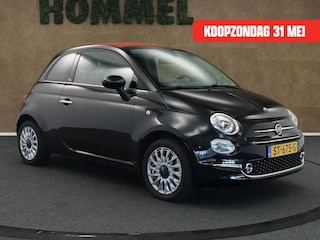 Fiat 500 1.2 Lounge - CABRIO - MULTIMEDIAVOORBEREIDING - PARKEERSENSOREN - CLIMATE CONTROL - AIRCO - ELEKTRISCH VERSTELBARE BUITENSPIEGELS - RIEM RECENT VERVANGEN!