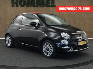 Fiat 500 1.2 Lounge - CABRIO - MULTIMEDIAVOORBEREIDING - PARKEERSENSOREN - CLIMATE CONTROL - AIRCO - ELEKTRISCH VERSTELBARE BUITENSPIEGELS - RIEM RECENT VERVANGEN!