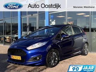 Ford Fiesta 1.0 EcoBoost ST Line 100PK Cruise Navi Parkeersensoren Achter Climate Privacy Glass 16'' Velgen *Sportief*