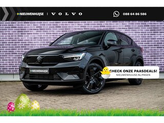 Volvo EC40 Single Motor Extended Range Ultra Black Edition Europa | Adaptive Cruise Control | BLIS | Panoramadak | Harman / Kardon | Nubuck | 360 Camera | 20" | Memory | Elektrische Stoelen | Stoelverwarming voor & achter | Stuuverwarming |