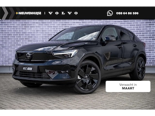 Volvo EC40 Single Motor Extended Range Ultra Black Edition Europa | Adaptive Cruise Control | BLIS | Panoramadak | Harman / Kardon | Nubuck | 360 Camera | 20" | Memory | Elektrische Stoelen | Stoelverwarming voor & achter | Stuuverwarming |