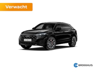 Audi Q8 Pro Line S | Adaptive air suspension sport | Bekleding leder/alcantara incl. ruitstiksel en "S" logo | Exterieurpakket zwart