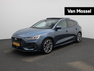 Ford Focus 1.0 EcoBoost Hybrid ST Line X AUTOMAAT | PANORAMADAK | ADAPTIEVE CRUISE | VIRTUEEL | ST-LINE | NAVIGATIE | CAMERA | WINTERPAKKET | CLIMA | DAB | LED | LMV | 12 MAANDEN BOVAG GARANTIE |
