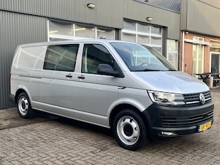 Volkswagen Transporter 2.0 TSI L2H1 204pk DSG Automaat Dubbele schuifdeuren Airco Adaptive Cruise Navigatie Pdc V/A Trekhaak 2500kg Lange wielbasis Lang Bpm vrij voor prive gebruik Kastinrichting Comfort stoelen met zijairbag i