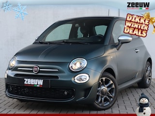 Fiat 500 TwinAir Turbo 85 PK Sport | Navi | Carplay | "matt groen" | 15"