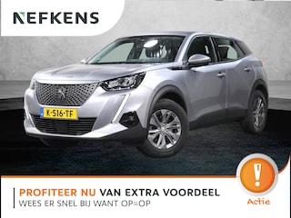 Peugeot 2008 SUV EV Active Pack 50 kWh 136pk | Accu SOH 91,6% | Navigatie | Achteruitrijcamera | Climate Control | Cruise Control | Parkeersensoren | Led koplampen | Elektrisch inklapbare spiegels | Bluetooth | Apple CarPlay / Android Auto | DAB+ radio | Keyless start | Automatisch dimlicht | Regensensor | Multifunctioneel stuurwiel | RMC Trekhaak | 16” lichtmetalen velgen |