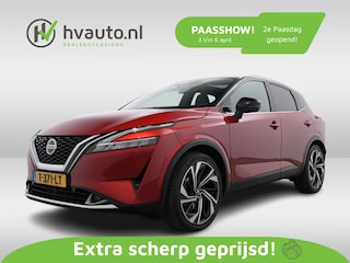 Nissan Qashqai 1.3 MHEV 158PK 4WD TEKNA PLUS XTRONIC | Leer | Panoramadak | 4x4