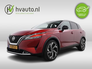 Nissan Qashqai 1.3 MHEV 158PK 4WD TEKNA PLUS XTRONIC | Leer | Panoramadak | 4x4