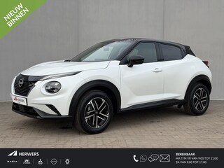 Nissan Juke 1.6 Hybrid N-Connecta / Fabrieksgarantie tot 07-2028 / Camera / Navigatie / Apple Carplay & Android Auto /  Stoel & Stuurwielverwarming / Two Tone / Cruise Control / Keyless /