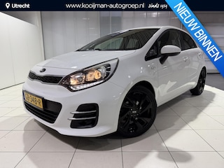 Kia Rio 1.2 CVVT DynamicLine Navigatie, Camera, Airco, Zwarte velgen.