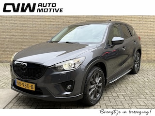Mazda CX-5 2.0 GT-M 4WD | Automaat | Leder | Schuifdak | Afneembare trekhaak | Bose | Camera | Navigatie | 19 inch LMV | Bi-Xenon | Dodehoekdetectie | Stoelverwarming | Keyless | Volledige onderhoudshistorie aanwezig!