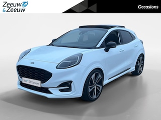 Ford Puma 1.0 EcoBoost Hybrid ST-Line X | Dealer onderhouden | Panorama dak | 18" lichtmetalen velgen | Elektrische achterklep | Winter pack | Bang & Olufsen audio systeem | Draadloos opladen mobiel | Parkeersensoren voor en achter | Achteruitrijcamera | Navigatie | Apple carplay & Android auto |