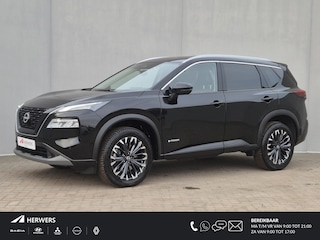 Nissan X-Trail 1.5 e-Power Tekna Automaat / Fabrieksgarantie tot 05-2028<100.000 / Dealer onderhouden / All Season banden / Head Up Display / Adaptief cruise control / Stuur-, Stoel & Achterbank verwarming / Elektrische achterklep /