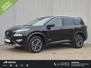 Nissan X-Trail 1.5 e-Power Tekna Automaat / Fabrieksgarantie tot 05-2028<100.000 / Dealer onderhouden / All Season banden / Head Up Display / Adaptief cruise control / Stuur-, Stoel & Achterbank verwarming / Elektrische achterklep /