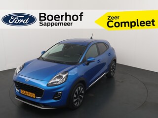 Ford Puma EcoBoost Hybrid Titanium | Elek achterklep | Winterpack | All season | Adap. Cruise | Bliss | Camera | 100% dealer onderhouden |