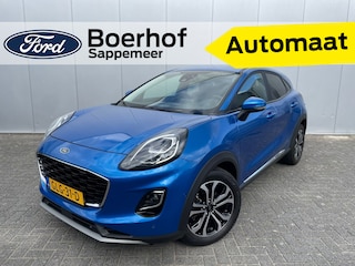 Ford Puma EcoBoost Hybrid Titanium | Elek achterklep | Winterpack | All season | Adap. Cruise | Bliss | Camera | 100% dealer onderhouden |