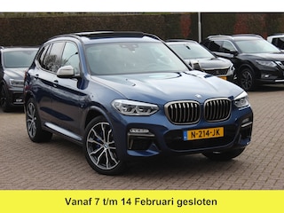 BMW X3 M40i xDrive High Executive / Trekhaak / Panoramadak / Camera / Leder / 20'' / Navigatie / Stoelverwarming / ACC