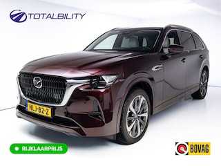 Mazda CX-80 2.5 e-SkyActiv PHEV Takumi Plus | 6-Persoons | Panoramadak | Leer | HUD | BOSE | 360 Camera | Stoelverwarming/ koeling v+a, Adaptive cruise, Elec. achterklep