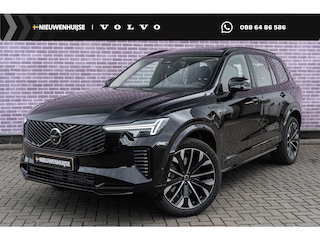 Volvo XC90 T8 Plug-in hybrid AWD Ultra Dark | 7-Zits | Google | Panoramadak | Luchtvering | Stoelverwarming Voor + Achter | Trekhaak | Elek. Stoelen | Massage | Stoelventilatie | Head-up Display | 360 Camera | Lederen Bekleding | Zitverlenging | 21" LM