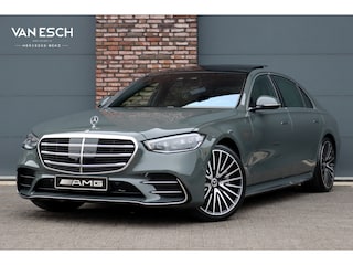 Mercedes-Benz S-klasse 500 4MATIC Lang AMG Line | 'Manufaktur' | Achterasbesturing | Distronic+ | Exclusief pakket | Zonweringspakket | Airmatic | Vlakkenverwarming | Massage | 3D-Display | HUD | MBUX Tablet |