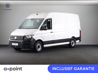 Volkswagen Crafter 35 2.0 TDI L3H2 140 PK | Navigatie via app | Bijrijdersbank | Airco | Side Assist | Inklapbare spiegels | Parkeersensoren voor en achter |