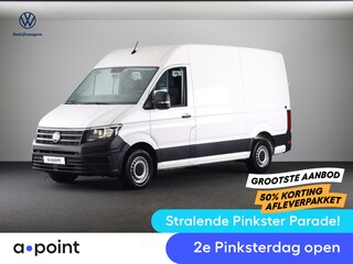 Volkswagen Crafter 35 2.0 TDI L3H2 140 PK | Navigatie via app | Bijrijdersbank | Airco | Side Assist | Inklapbare spiegels | Parkeersensoren voor en achter |