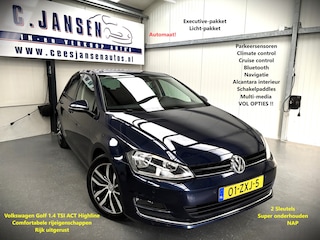Volkswagen Golf 1.4 TSI ACT Highline Automaat! Super onderhouden! | Audio-navigatie full map | Cruise control | Electronic climate controle