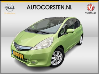 Honda Jazz 1.4I 102PK Hybrid Elegance Panoramadak Ecc Cruise Control Pdc Lmv Isofix Privacy Glas Keurig onderhouden Hybride Honda Jazz