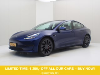 Tesla Model 3 Performance AWD 486pk 75 kWh FACELIFT [ AUTOPILOT+567KM WLTP+PREMIUM AUDIO ]