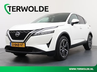 Nissan Qashqai 1.3 MHEV Xtronic Tekna | AUTOMAAT | Panoramadak | Stoel-, Stuur- & Voorruitverw. | Trekhaak |