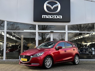 Mazda 2 1.5 Skyactiv-G Luxury NL-Auto, 1e Eig., Dealer Ondh., Automaat, Navigatie, Apple Carplay/ Android Auto, Head-up, Keyless, Stoel verw., Stuurverw., A-rij-Camera, Lichtmetaal