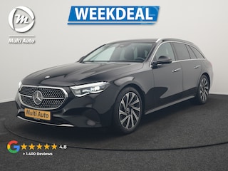Mercedes-Benz Estate 300 e Luxury Line Plug In Hybrid 313pk Dealer O.H PHEV | Luchtvering | Trekhaak af Fabriek | Lederen Comfortzetels Memory | Adaptive Cruise | Burmester 4D | Digital LED | 360 Camera | Keyless | Sfeerverlichting |