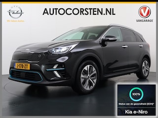 Kia Niro e-Niro 204pk AUT. ExecutiveLine 64kWh SOH 100% Fase 3 Warmtepomp Leder Elek.Stoel+Memory JBL®-Audio Navi Ecc Camera Apple Carplay Android Auto Adap.Cruise Pdc Stoelverwarming+Koeling Stuurverwarming Lmv Privacy Glas DAB Vess Lane Assist Blind Spot Origineel Nederlandse Auto Dealeronderhouden
