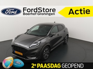 Ford Puma EcoBoost Hybrid 125 pk ST-Line X | Trekhaak | Winter Pack | Pano | Camera | B&O | LED | 4 seiz. banden | 100% dealer onderh.