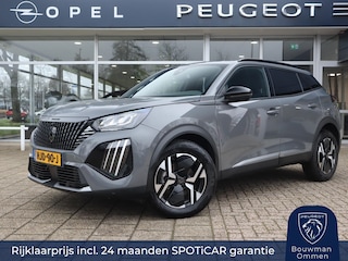 Peugeot 2008 SUV Allure Mild Hybride 145PK e-DCS6 Automaat, Rijklaarprijs, Navigatie 360 Camera Adaptieve Cruise Control DAB+ LED