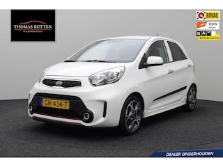 Kia Picanto 1.2 CVVT SportsLine 2015 NAP | Navigatie | Climate control | Cruise control | Bluetooth | Trekhaak | Stoelverwarming | Stuurverwarming | Elektrische ramen + spiegels | PDC | LED | Lichtmetaal