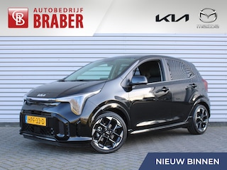 Kia Picanto 1.0 DPI GT-Line | Stuur-/stoelverwarming | Schuifdak | Camera | Dodehoek detectie | 16" LM | LED | Clima | Cruise | Navi | Carplay |