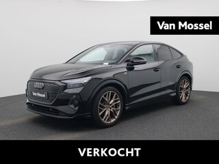 Audi Q4 45 quattro Edition 82 kWh l Adaptive cruise control l Stoelverwarming l Airco l Navigatie l Achteruitrijcamera l Comfortsleutel l Apple Carplay / Android Auto l Character sound l Privacy glas l Warmtepomp l Optiekpakket zwart plus l Comfortsleutel