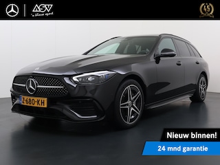 Mercedes-Benz C-klasse Estate 300 e AMG Line Panoramadak, wegklapbare trekhaak, Burmester surround, Carbon sierdelen, Nightpakket