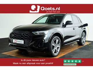 Audi Q5 55 TFSI e S edition Trekhaak - Privacy glas - Optiekpakket zwart plus - Zonwering - Comfort interieurvoorverwarming - MMI navigatie plus - Achterbank plus - Sportstoelen - Stoelen vóór verwarmbaar -
