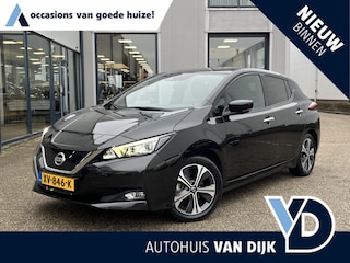 Nissan Leaf Tekna 40 kWh | NL Auto/2e Eig./Voll.Historie/Leder/Navi/Adapt.Cruise/Clima/Apple CarPlay-Android Auto/Bose Audio/360° Camera