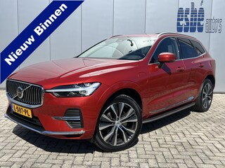 Volvo XC60 2.0 T6 Recharge 340 pk AWD Inscription Exclusive Trekhaak Panoramadak Navigatie Blis 20 Inch Velgen Harman Kardon Pilot Assist ACC Head Up Display DAB Carplay Getint Glas NL Auto Plug-in Hybride 1e Eigenaar BTW Auto