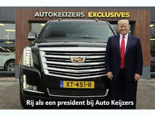 Cadillac Escalade 6.2 V8 Platinum Schuifdak Adapt. Cruise Massage Stoelvent. BOSE Multimedia Trekhaak 22''LM