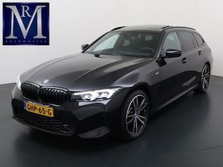 BMW 3-serie Touring 320e M-SPORT | FACELIFT| PANO|1.STE EIGENAAR, DEALER OH. | LEER | ELEK. TREKHAAK| FABRIEKSGARANTIE T/M 08 2027| LEER| STOELVERWARMING| 19 INCH! SUPER COMPLEET!