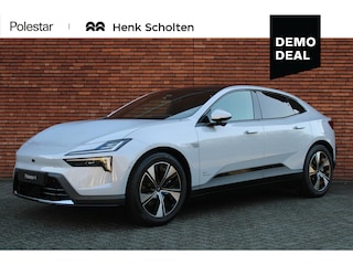 Polestar 4 Long Range Single Motor Prime 100 kWh, Panoramisch dak, Pilot Assist, 360° 3D Camera, Harman Kardon Premium Sound,​Head-up display, Verlicht logo, Pixel LED-koplampen met adaptief groot licht, Touchscreen achterin, 12-voudig verstelbare stoelen, Elektrisch verstelbare achterstoelen, Verwarmd stuurwiel en verwarmbare achterstoelen,  Klimaatregeling met 3 zones, Intelligente luchtreiniging,  22 kW AC-laden