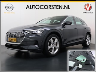 Audi e-Tron 313pk Quattro Leer PanoDak Adaptive.Cruise Camera Elek.Stoelen+Memory+Verwarmd Navi Ecc Pdc Stoelverwarming Elek.Achterklep AWD Led Bluetooth Rijstrooksensor WiFi Lmv 4WD SOH 91% Business Edition Plus 71kWh Origineel Nederlandse Auto 1800kg trekvermogen!
