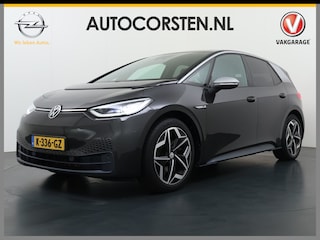 Volkswagen ID.3 First Plus 58kWh 204pk Camera Trekhaak 19"lm Adap.Cruise Matrix-Led Navi-Pro Ecc Apple Carplay Android Auto Pdc SOH 90% Lmv Stoel+Stuurverwarming Wifi  Rijstrooksensor Origineel Nederlandse Auto € 43.675,- nieuw