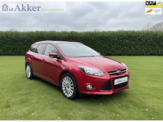 Ford Focus Wagon 1.6 EcoBoost Titanium I 1ste Eigenaar I Dealer onderhouden I Trekhaak I Nwe APK I Zeer netjes! I