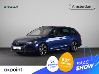 Skoda Octavia Combi Sportline Tour m-HEV 1.5 TSI 150 pk 7 versn. DSG | Schuif/kanteldak | Travel assist | Trekhaak wegklapbaar