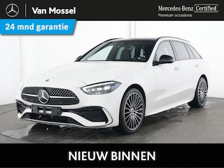 Mercedes-Benz C-klasse Estate 300 e Business Solution AMG Panoramadak / Burmester / Memory Seats / 360 Camera / Keyless / Night / Winterpakket /